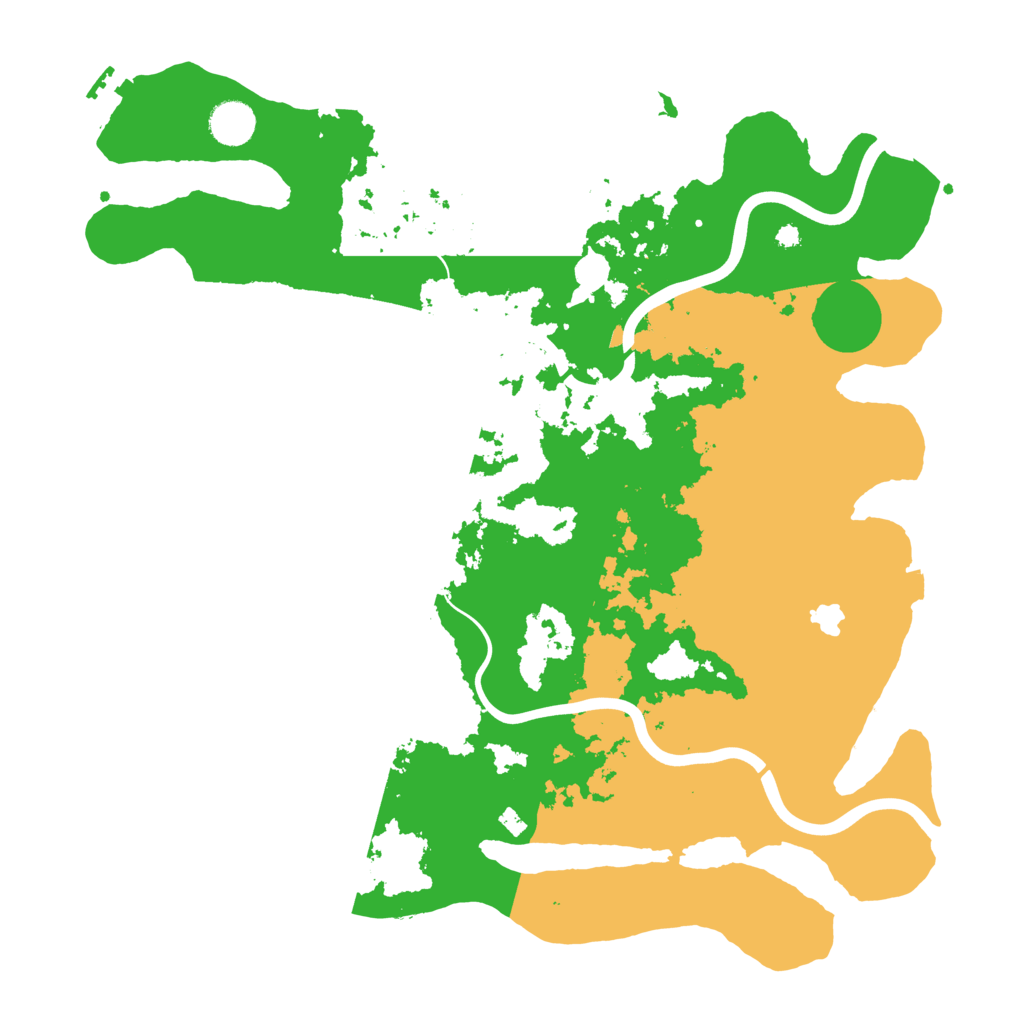 Biome Rust Map: Procedural Map, Size: 4000, Seed: 29361043