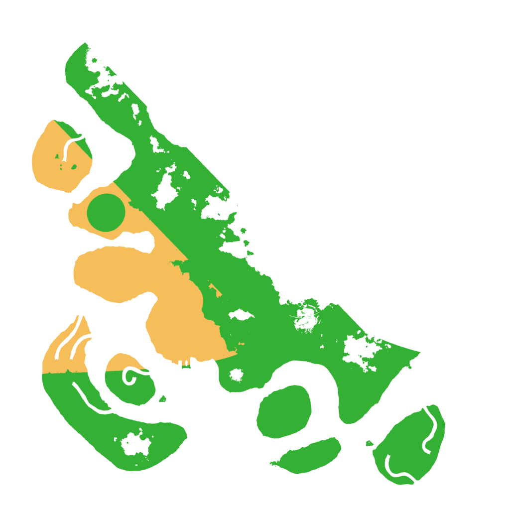 Biome Rust Map: Procedural Map, Size: 3600, Seed: 477718