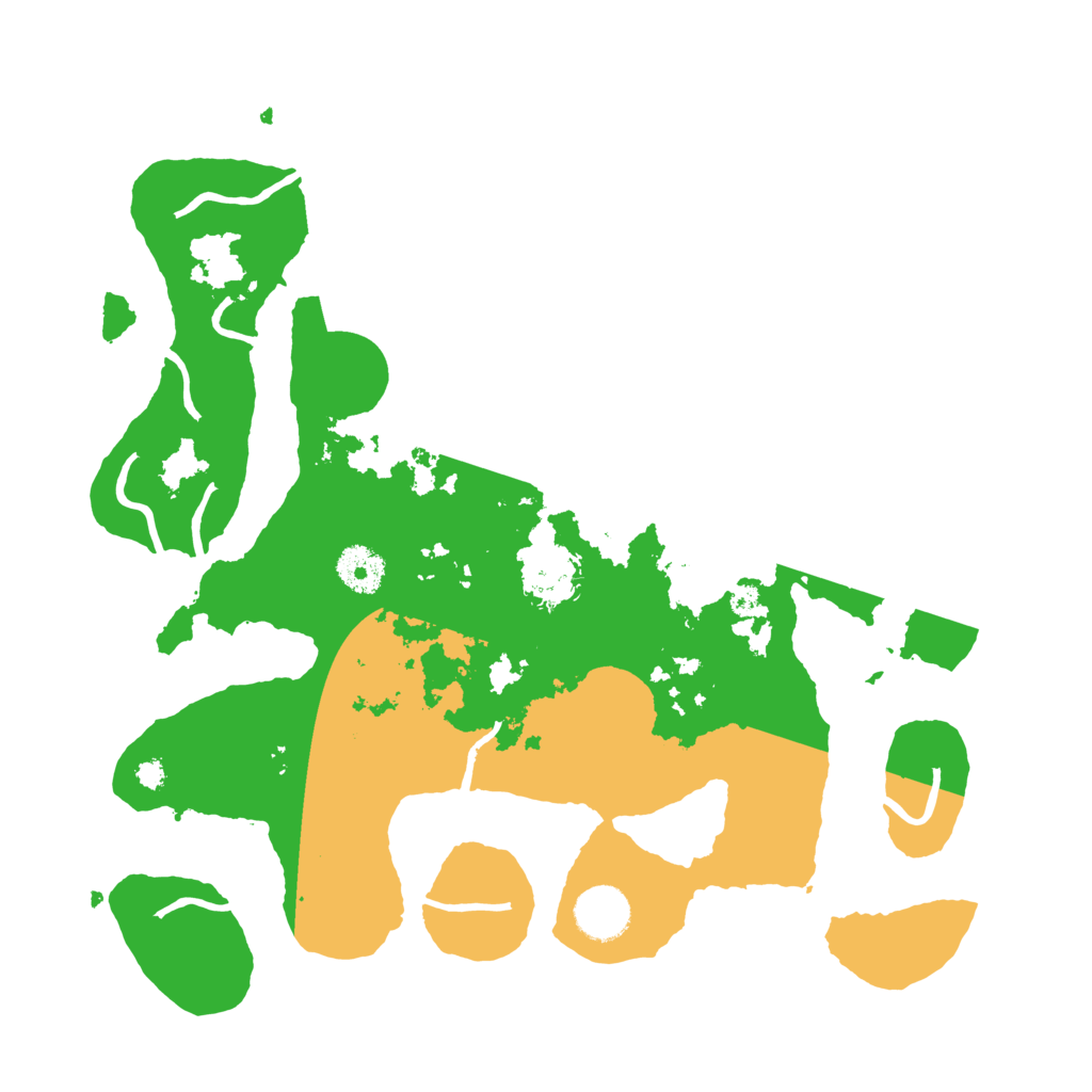 Biome Rust Map: Procedural Map, Size: 3500, Seed: 929491