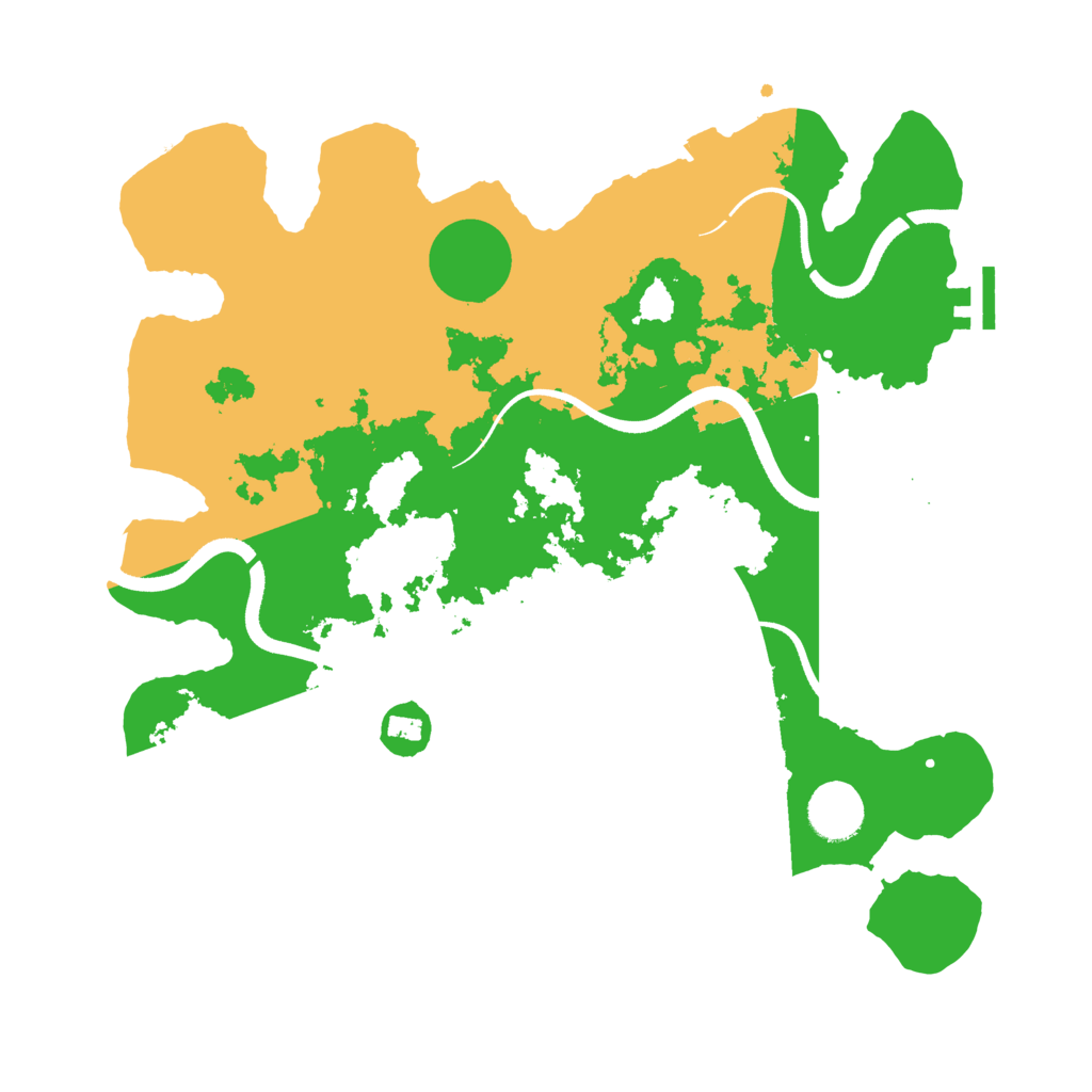 Biome Rust Map: Procedural Map, Size: 3500, Seed: 1783746