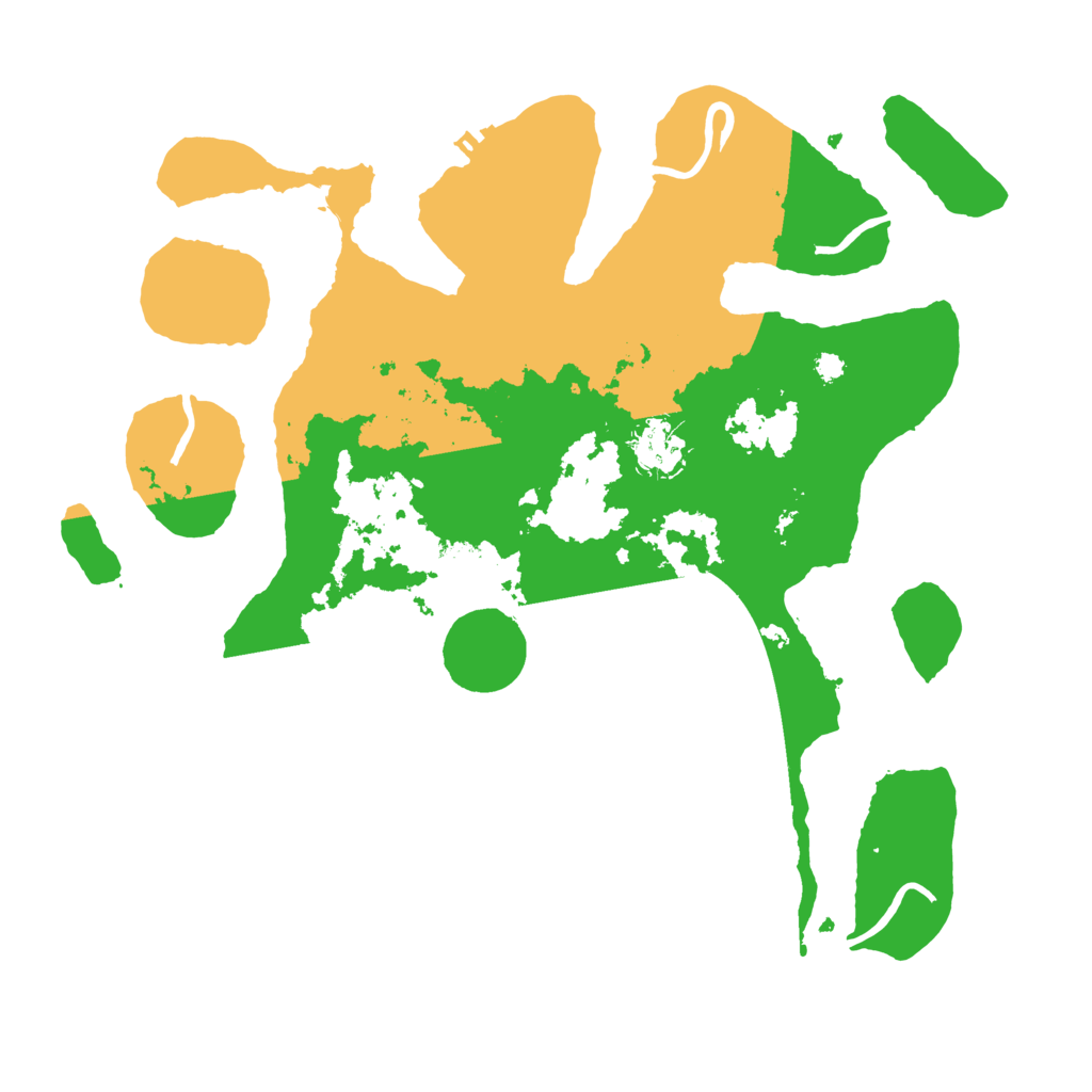 Biome Rust Map: Procedural Map, Size: 3500, Seed: 2943230