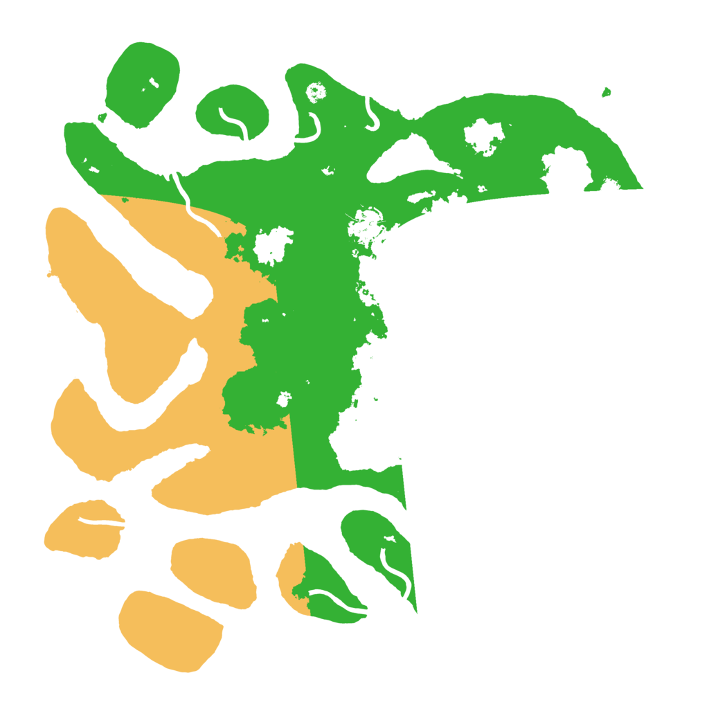 Biome Rust Map: Procedural Map, Size: 3700, Seed: 2097007