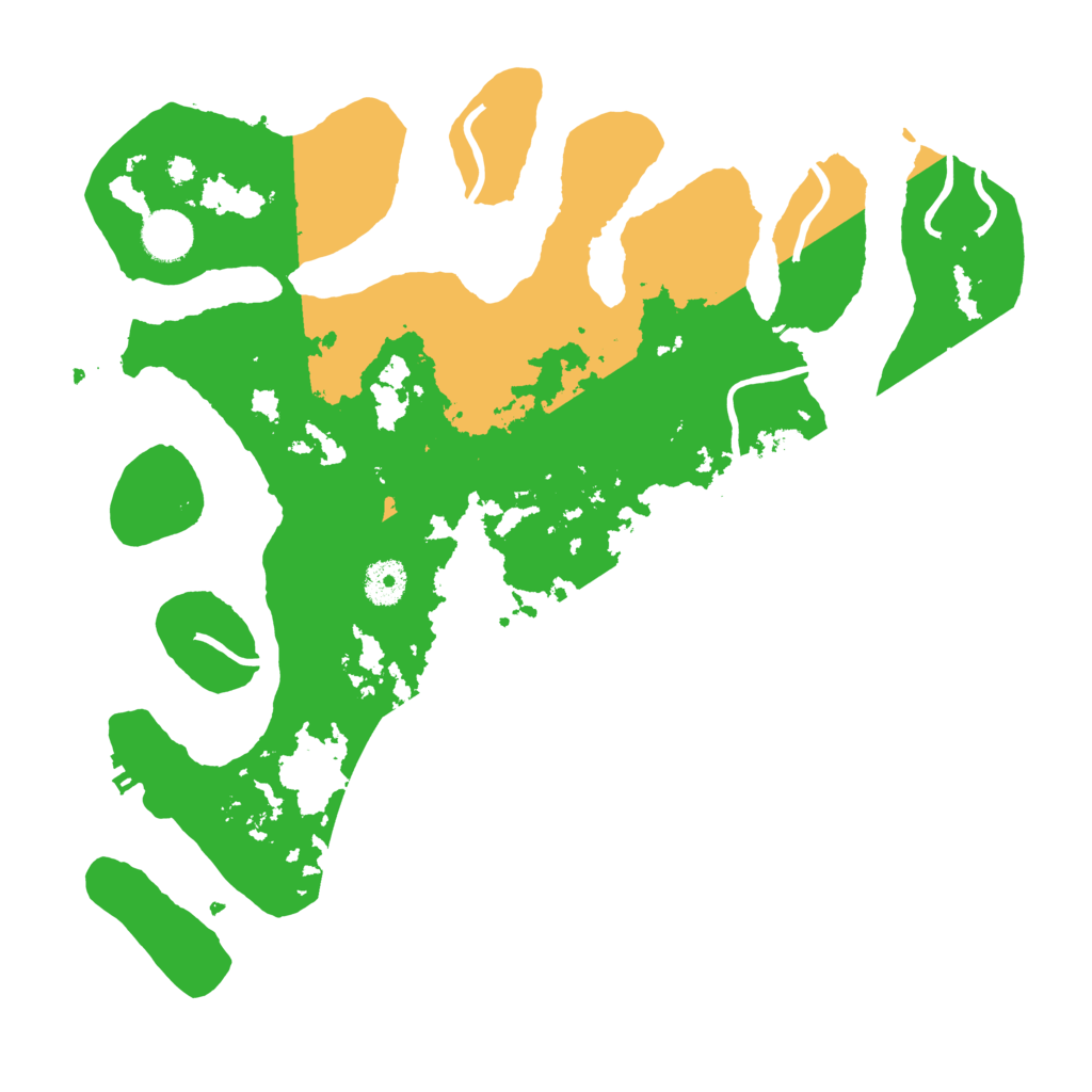 Biome Rust Map: Procedural Map, Size: 3700, Seed: 2608142