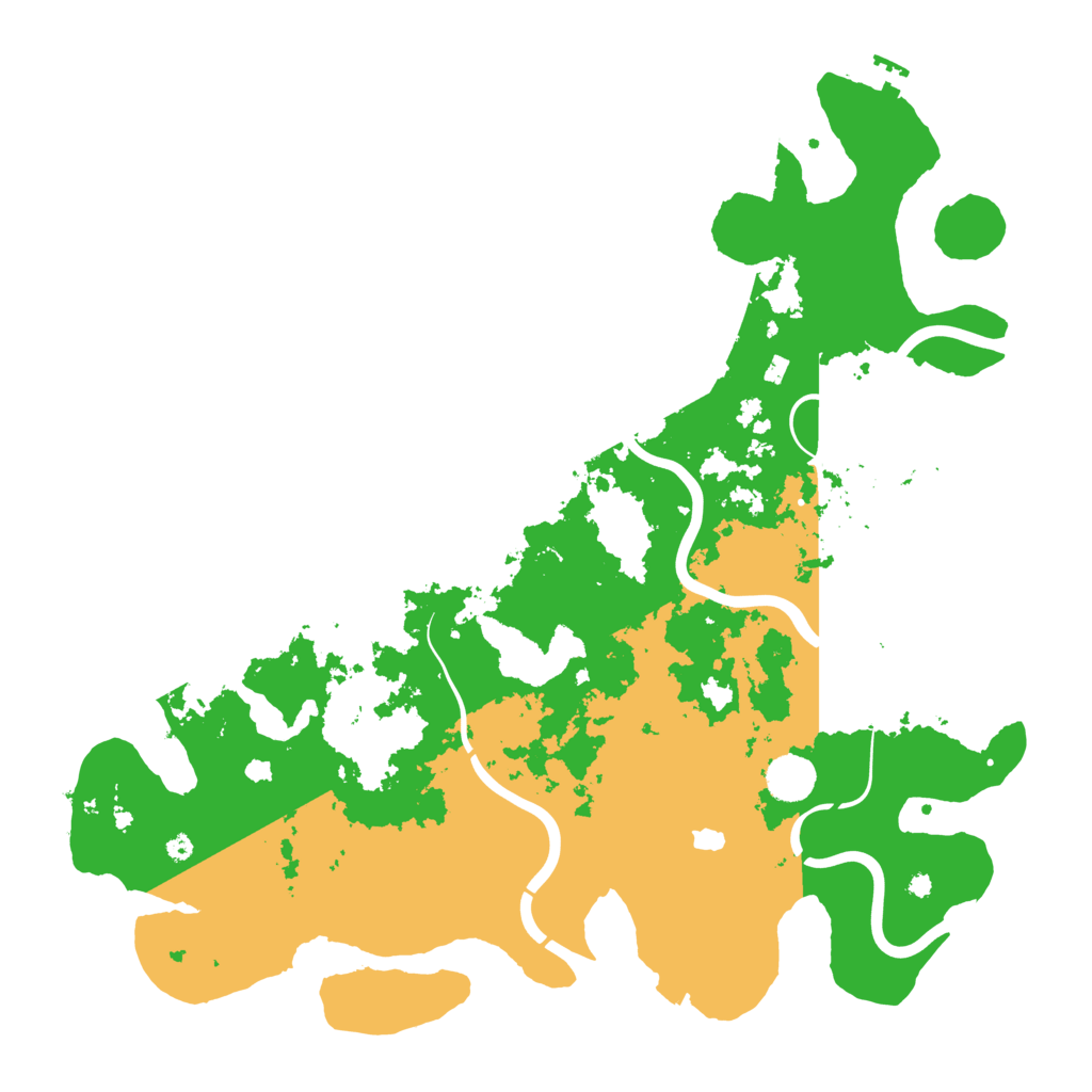 Biome Rust Map: Procedural Map, Size: 4250, Seed: 3624563