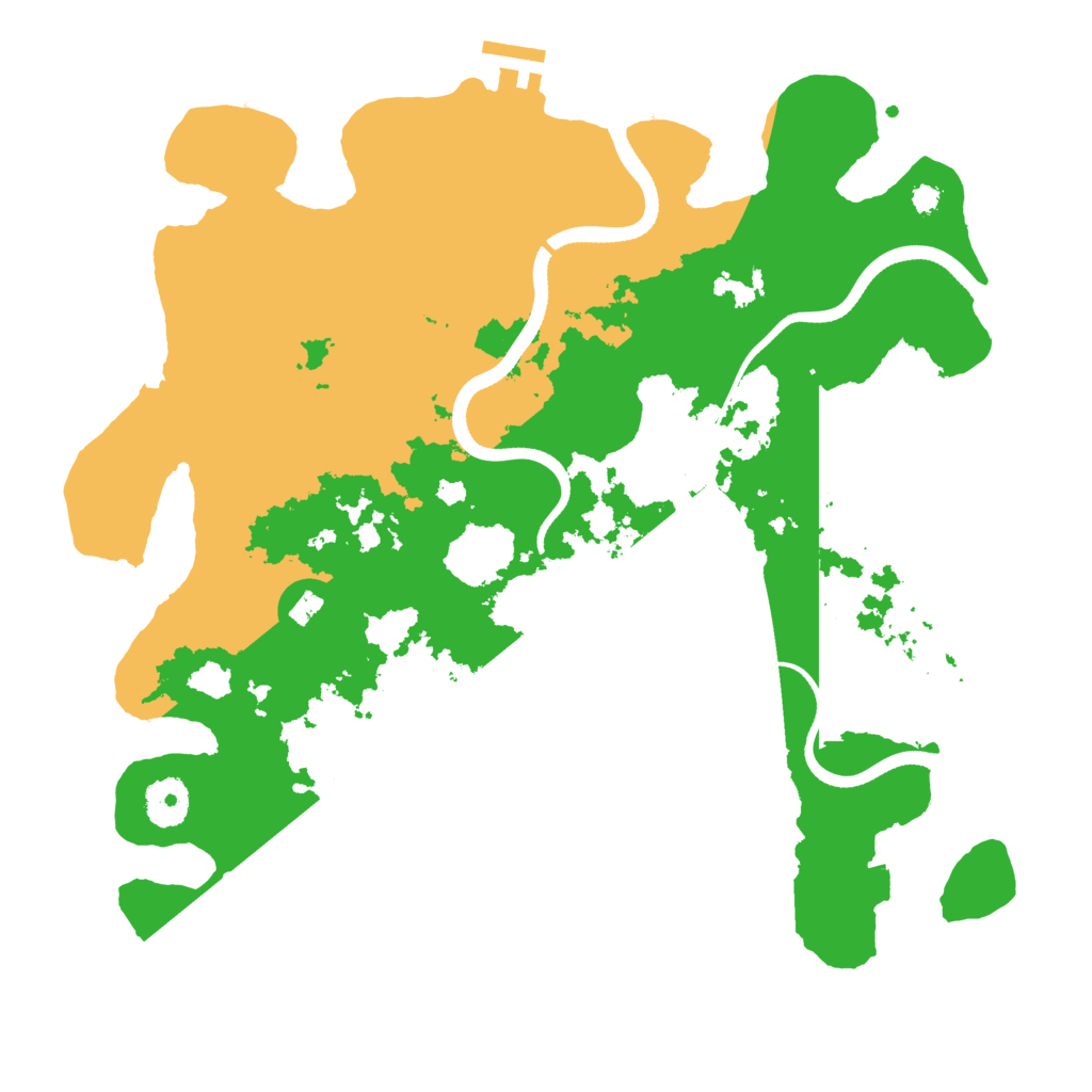 Biome Rust Map: Procedural Map, Size: 3500, Seed: 2042188