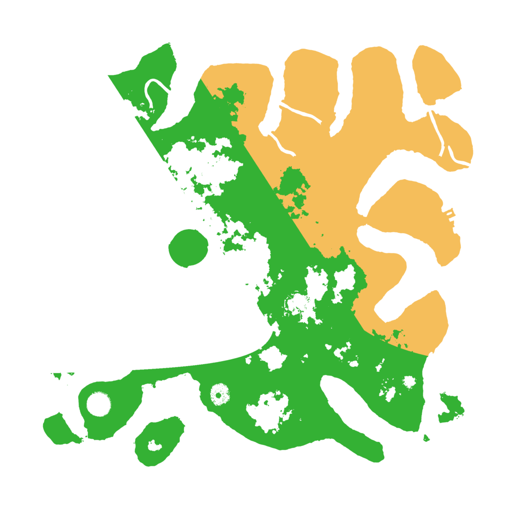 Biome Rust Map: Procedural Map, Size: 3700, Seed: 5022461