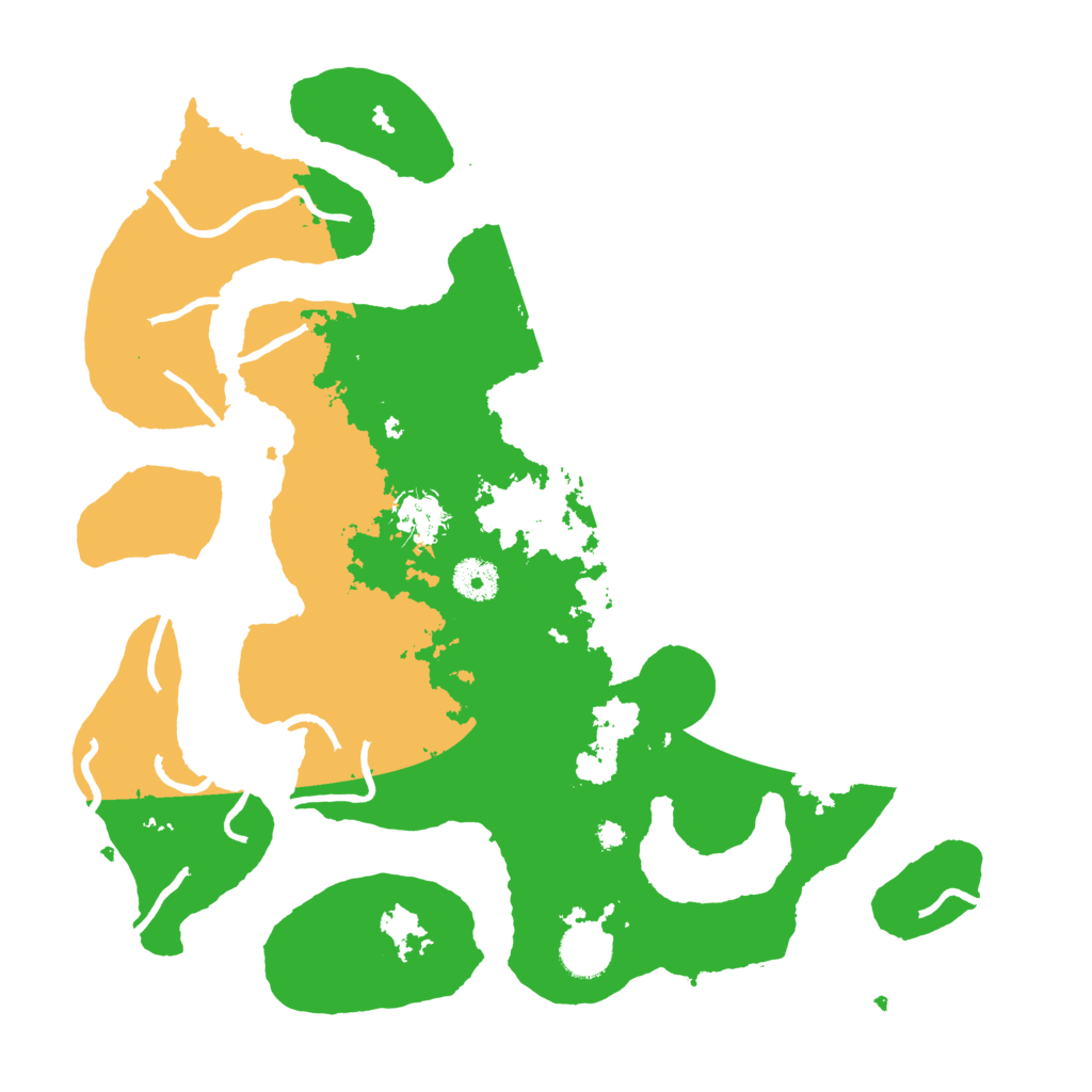 Biome Rust Map: Procedural Map, Size: 3700, Seed: 5813576