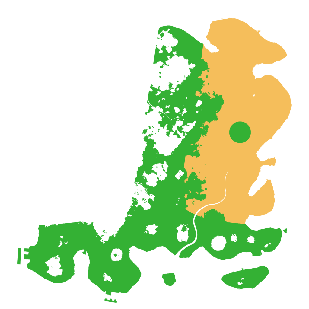 Biome Rust Map: Procedural Map, Size: 3800, Seed: 1278819