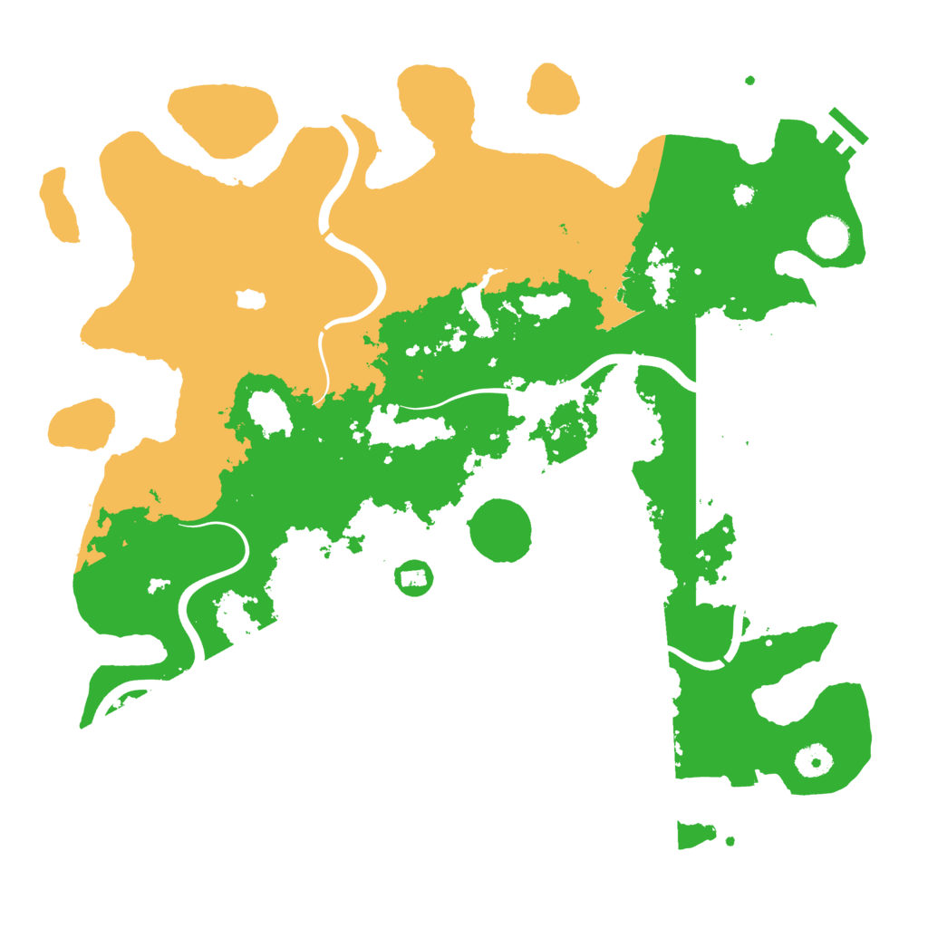Biome Rust Map: Procedural Map, Size: 4000, Seed: 542