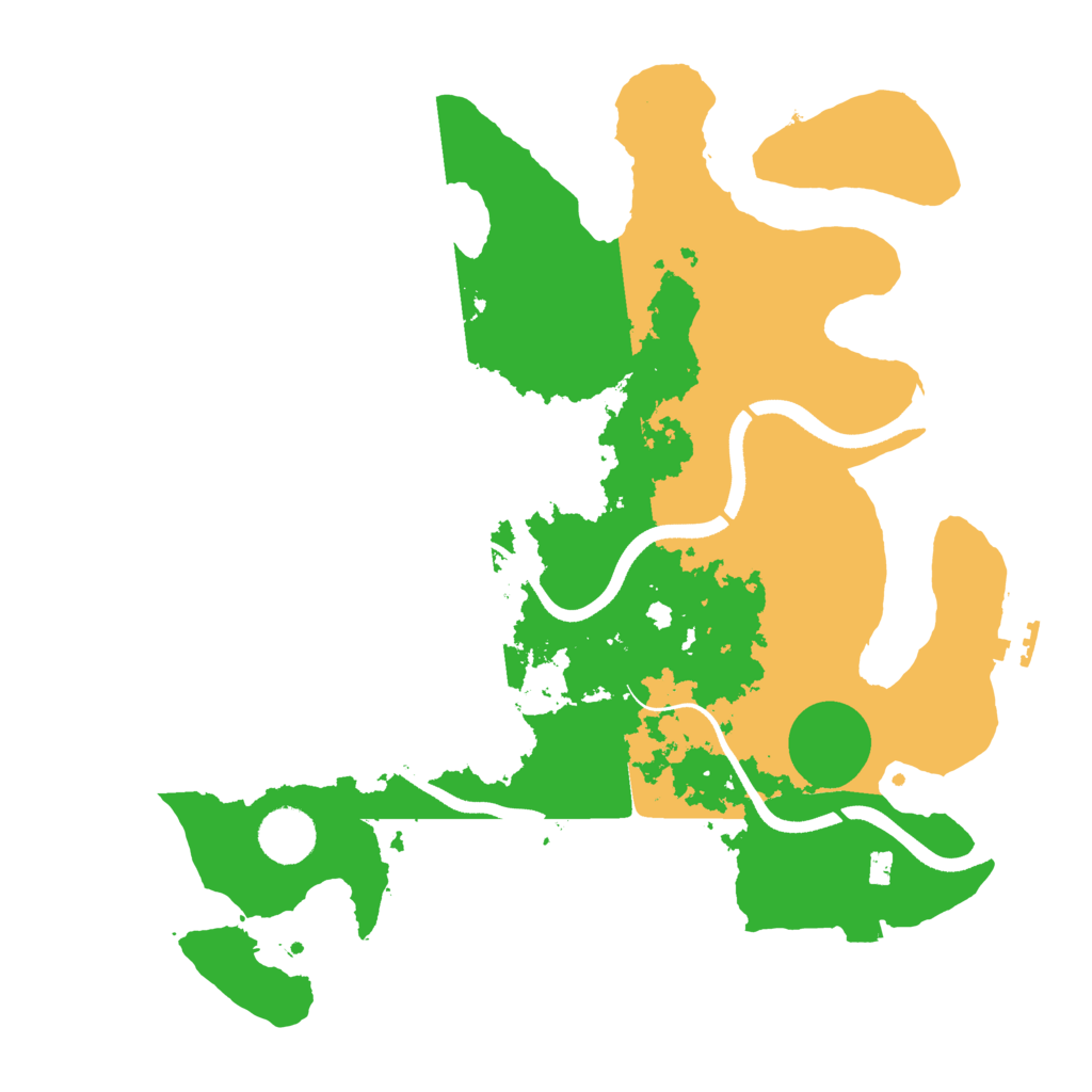 Biome Rust Map: Procedural Map, Size: 3500, Seed: 4472663