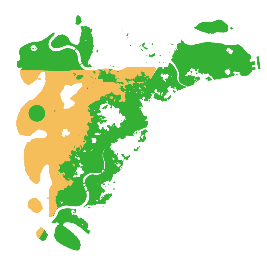 Biome Rust Map: Procedural Map, Size: 4250, Seed: 1002625