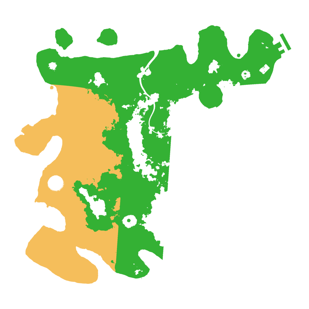 Biome Rust Map: Procedural Map, Size: 3500, Seed: 3225068