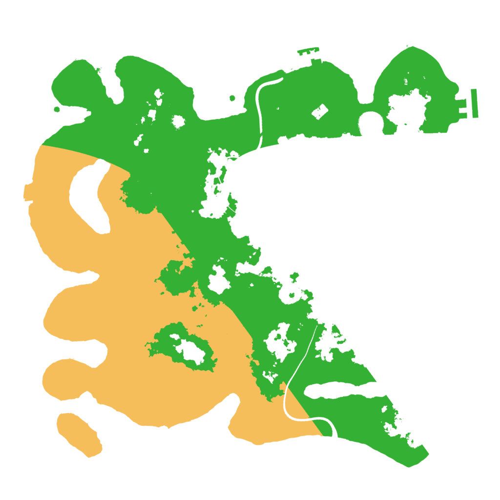 Biome Rust Map: Procedural Map, Size: 3500, Seed: 195787
