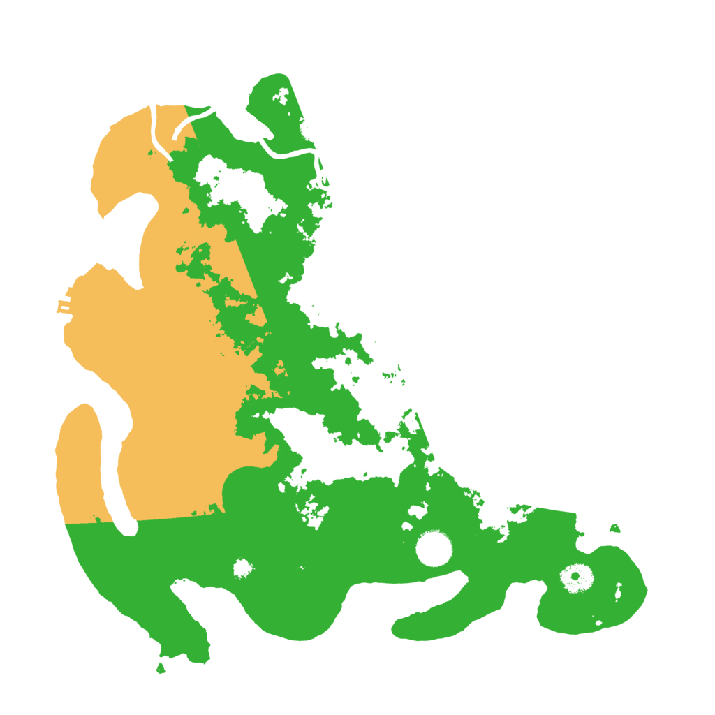 Biome Rust Map: Procedural Map, Size: 3500, Seed: 644441