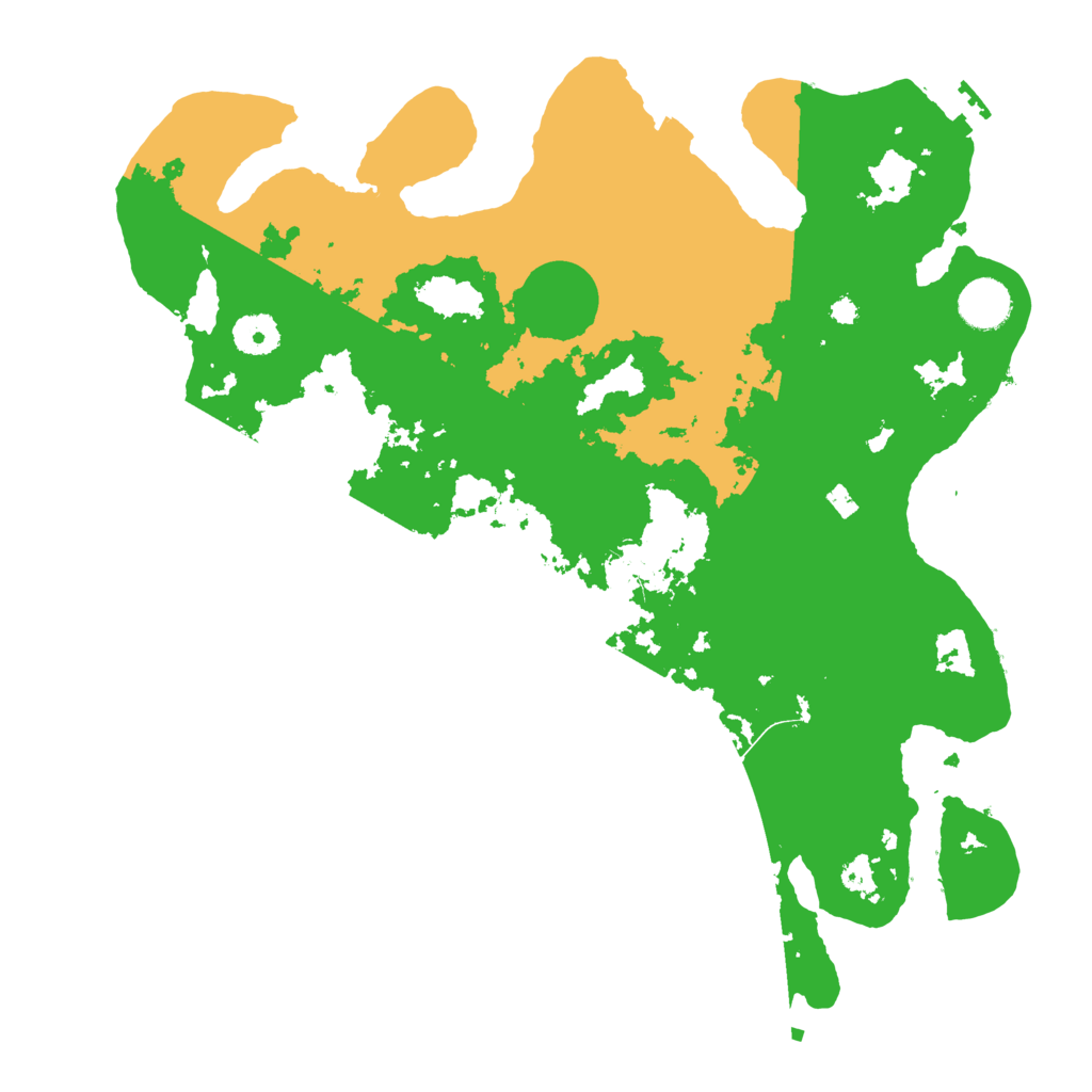 Biome Rust Map: Procedural Map, Size: 3700, Seed: 5646613