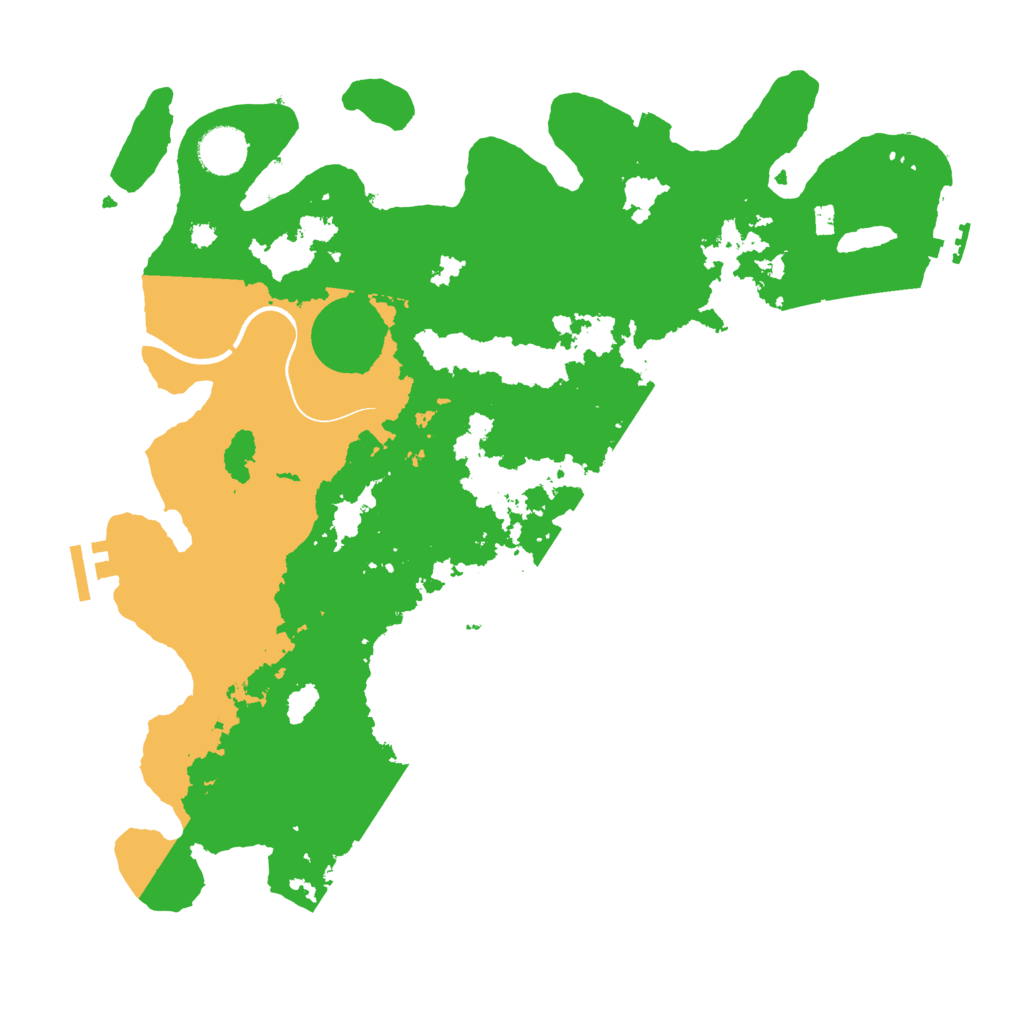 Biome Rust Map: Procedural Map, Size: 3700, Seed: 5649534