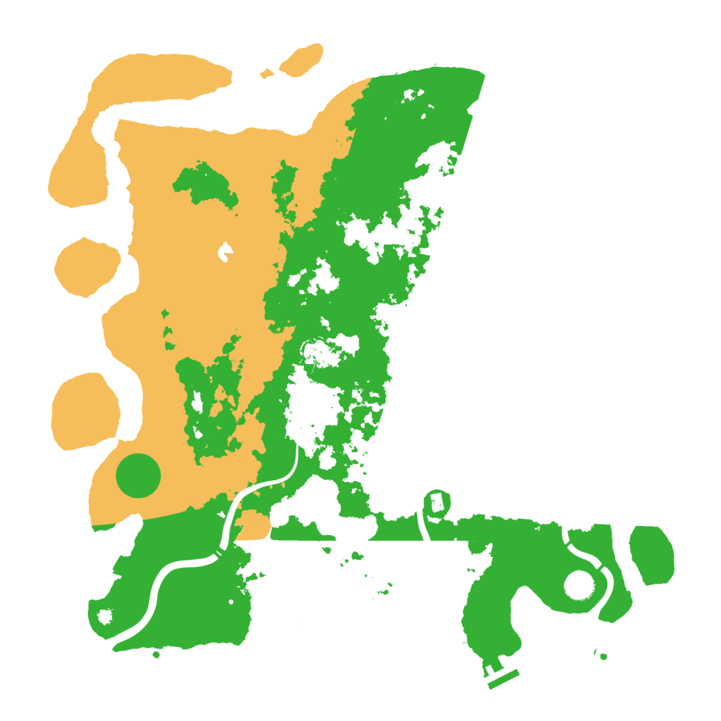 Biome Rust Map: Procedural Map, Size: 4250, Seed: 3117010