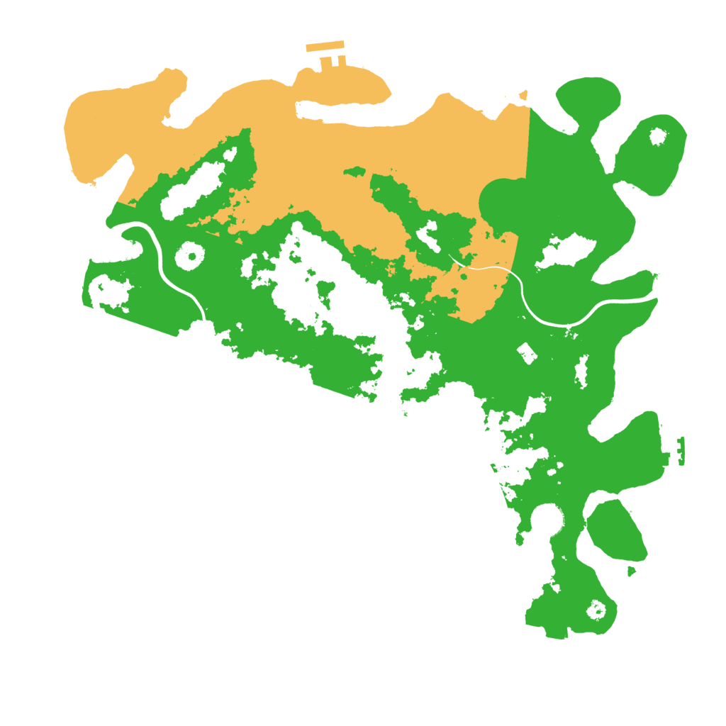 Biome Rust Map: Procedural Map, Size: 3850, Seed: 440349934