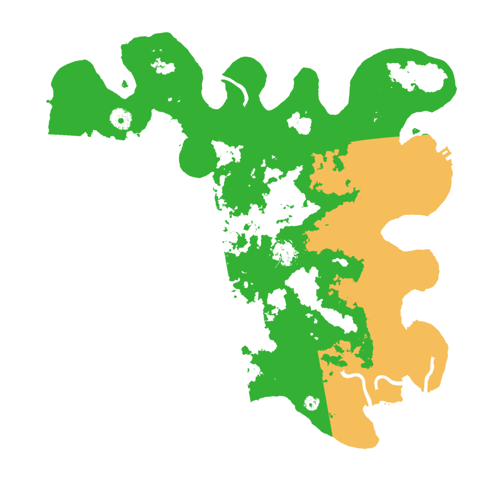 Biome Rust Map: Procedural Map, Size: 3500, Seed: 3772012