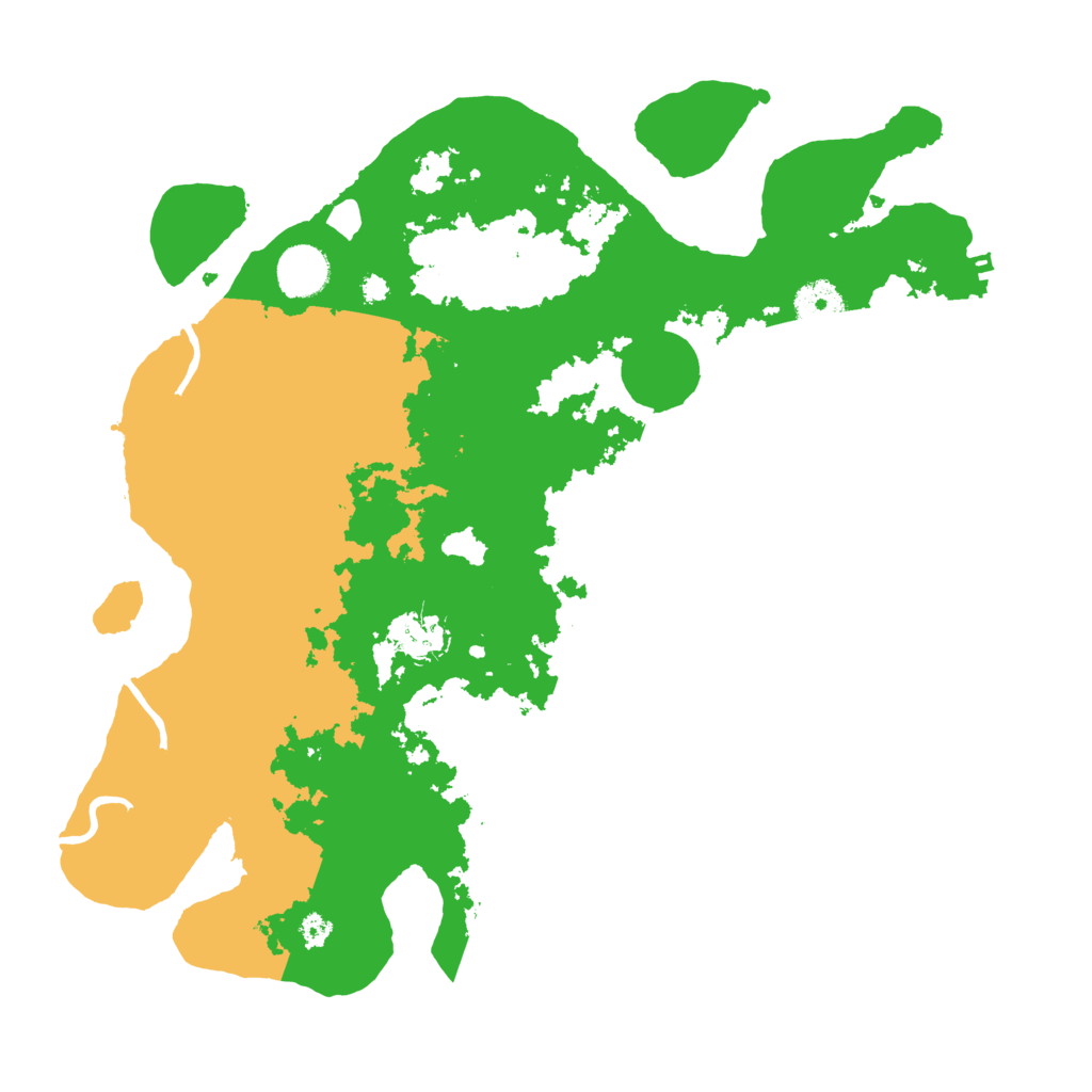 Biome Rust Map: Procedural Map, Size: 3700, Seed: 3125016
