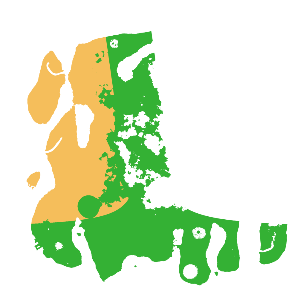 Biome Rust Map: Procedural Map, Size: 3700, Seed: 5816187