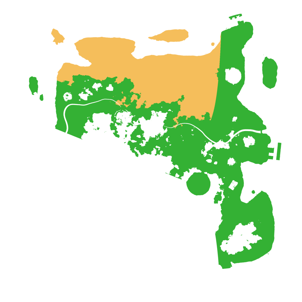 Biome Rust Map: Procedural Map, Size: 3500, Seed: 5058554