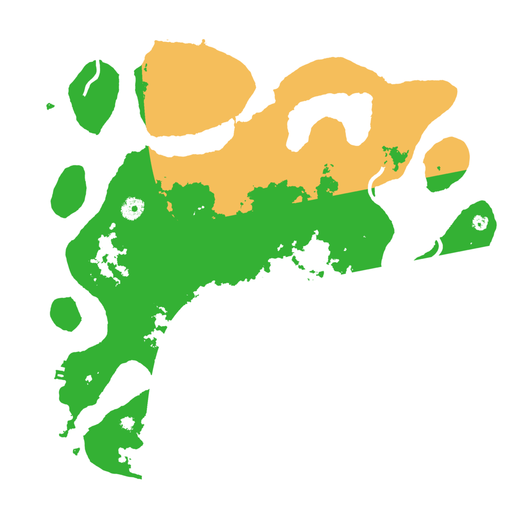 Biome Rust Map: Procedural Map, Size: 3500, Seed: 1802389