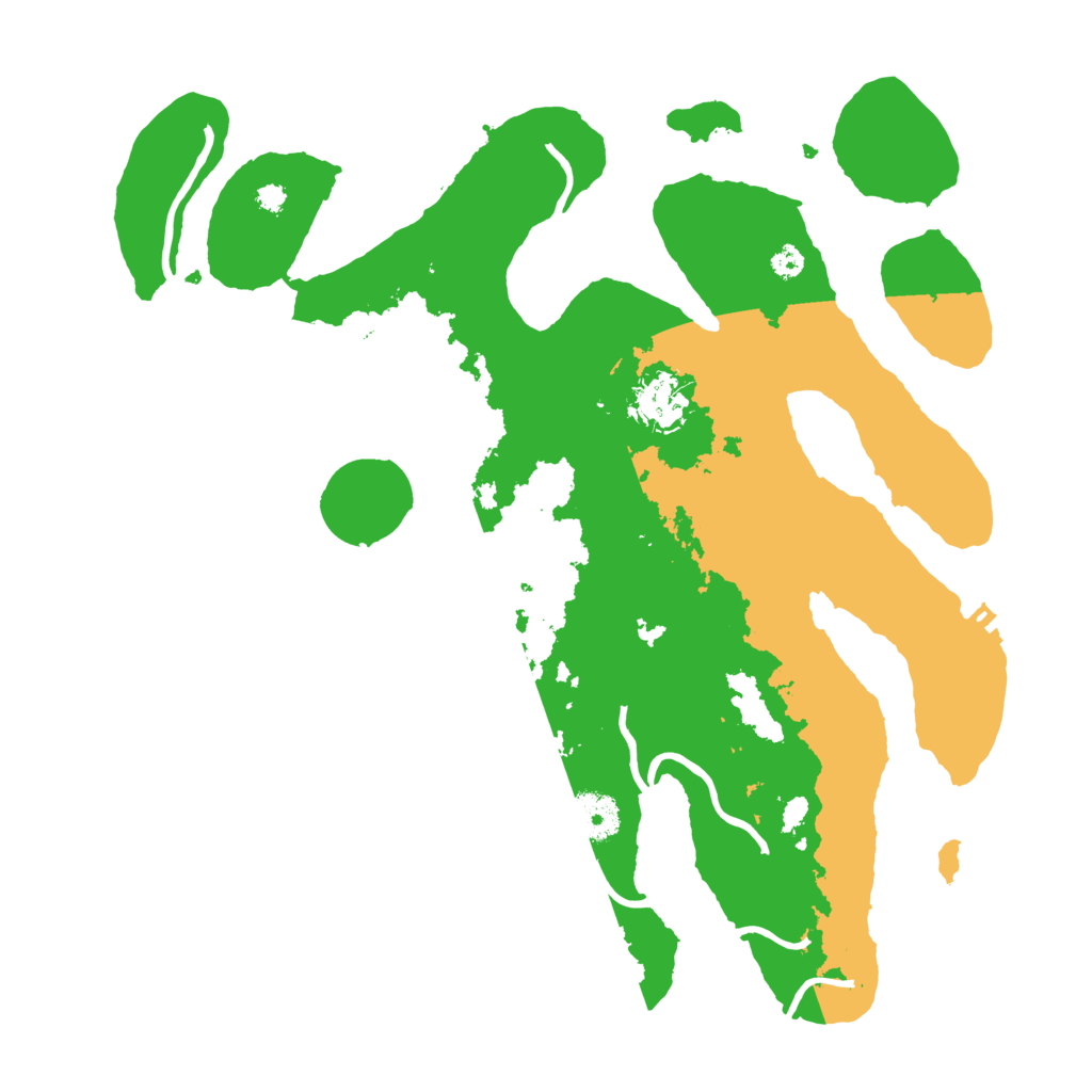 Biome Rust Map: Procedural Map, Size: 3500, Seed: 3406746