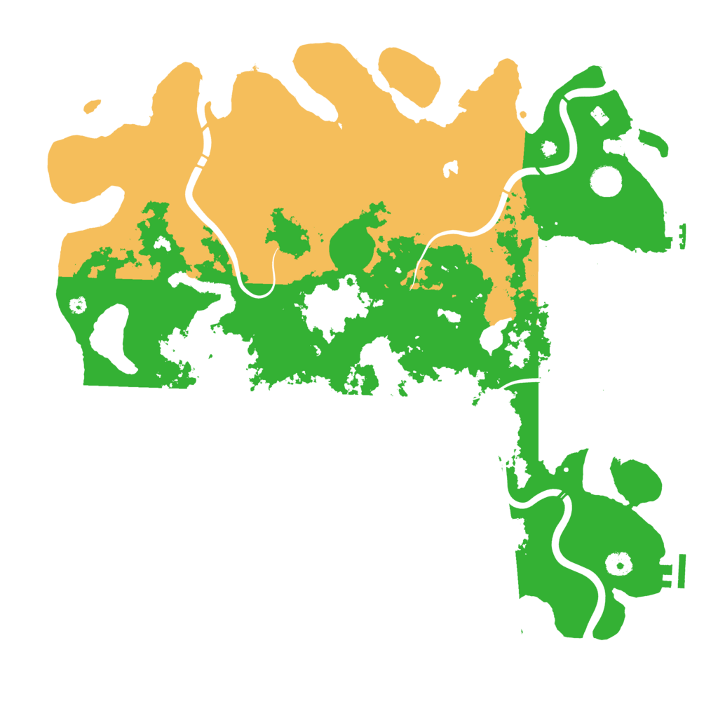 Biome Rust Map: Procedural Map, Size: 4250, Seed: 5178048