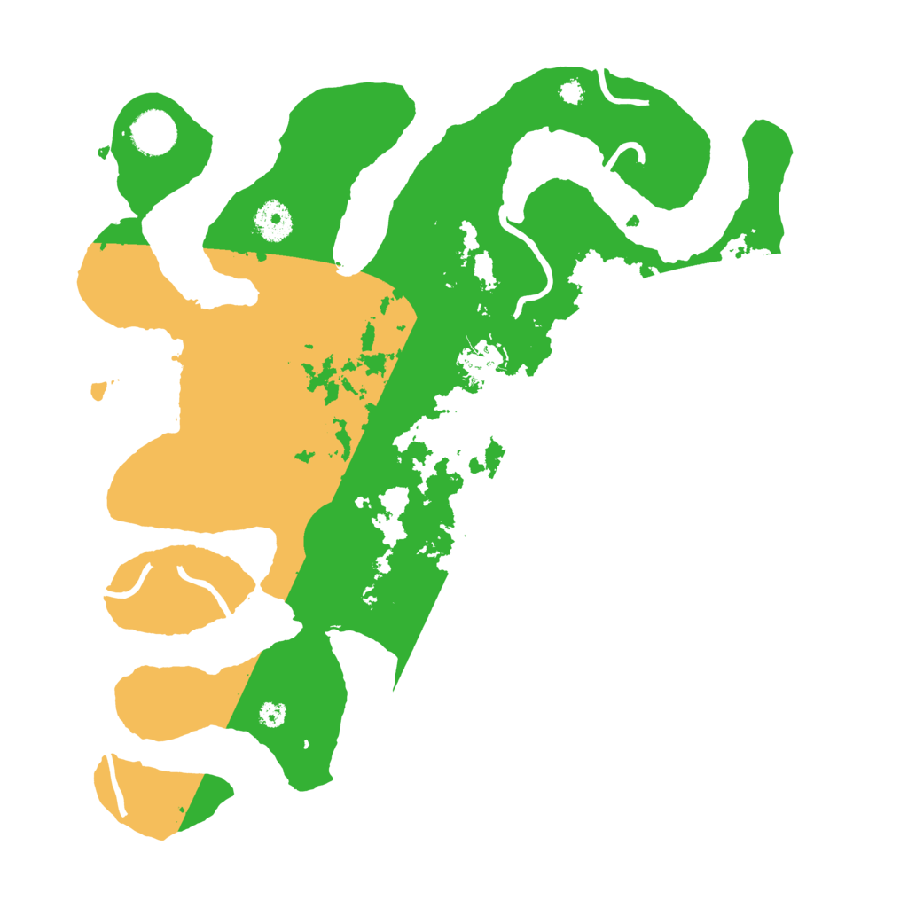 Biome Rust Map: Procedural Map, Size: 3550, Seed: 954768