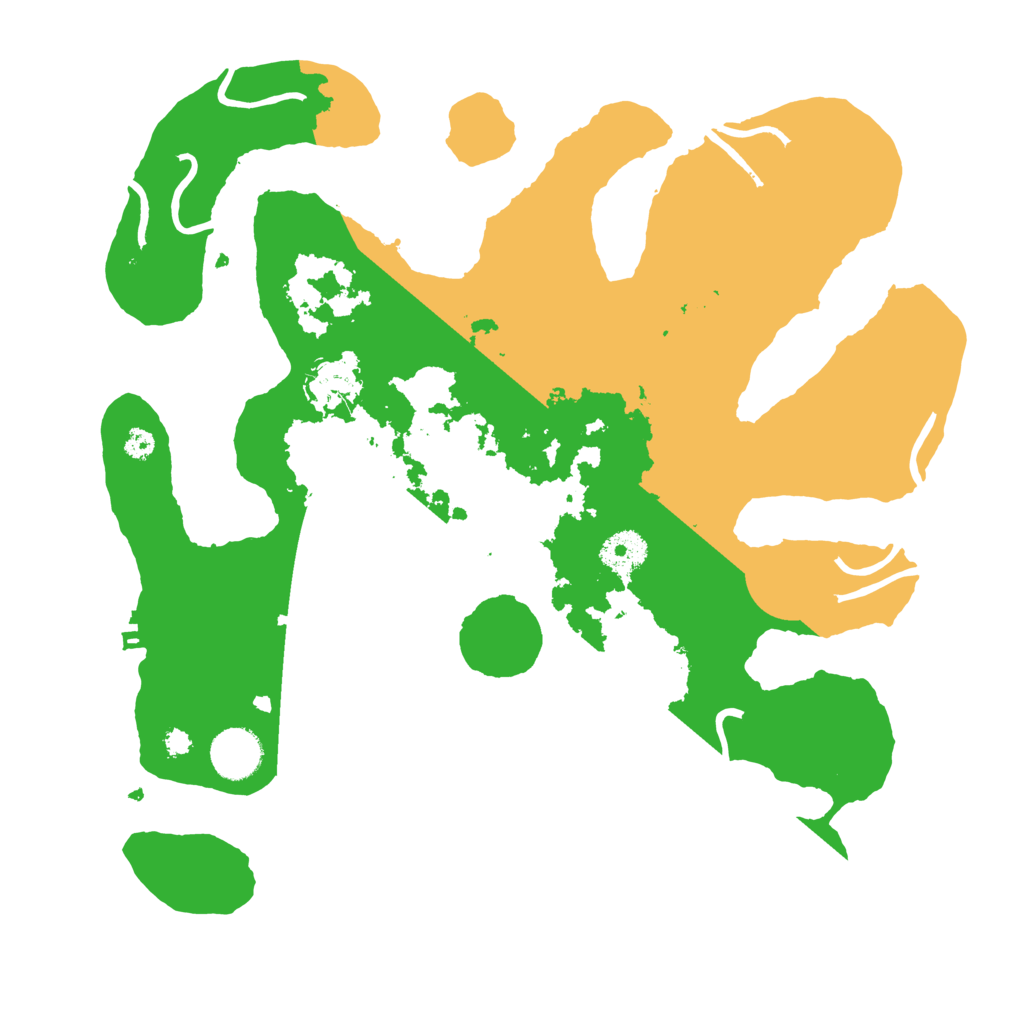 Biome Rust Map: Procedural Map, Size: 3500, Seed: 759726