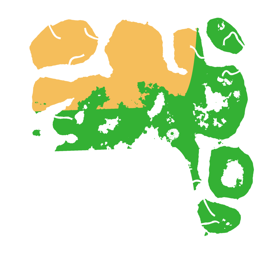 Biome Rust Map: Procedural Map, Size: 3500, Seed: 5742719