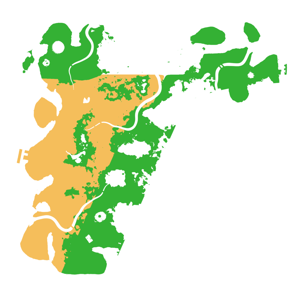 Biome Rust Map: Procedural Map, Size: 4250, Seed: 2334535