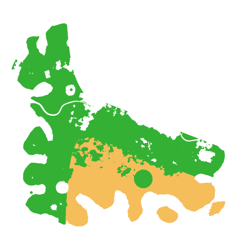 Biome Rust Map: Procedural Map, Size: 3500, Seed: 1557774