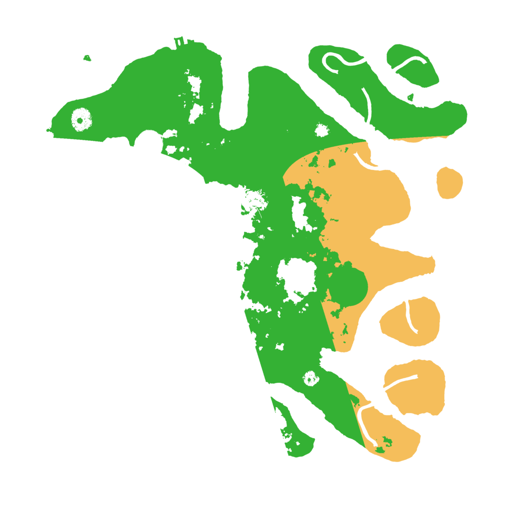 Biome Rust Map: Procedural Map, Size: 3500, Seed: 4434661