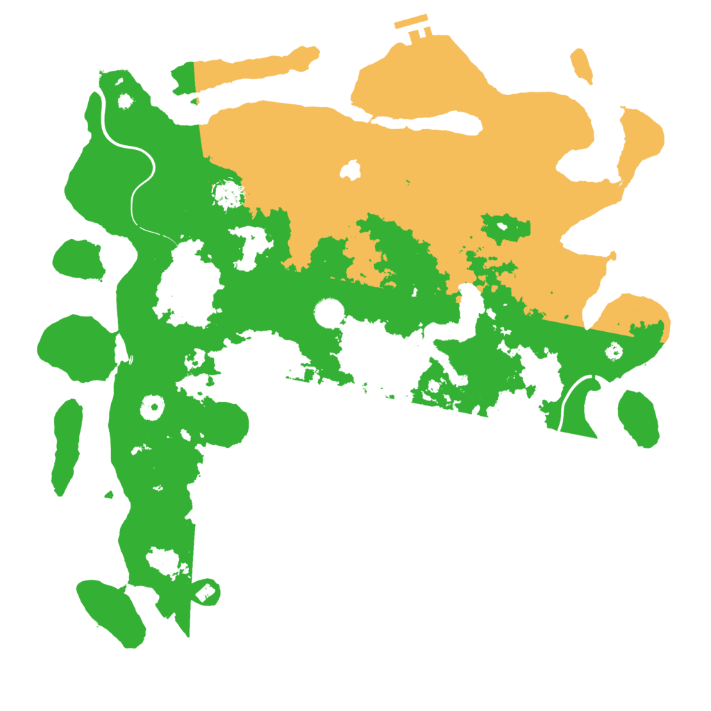 Biome Rust Map: Procedural Map, Size: 4250, Seed: 3373623