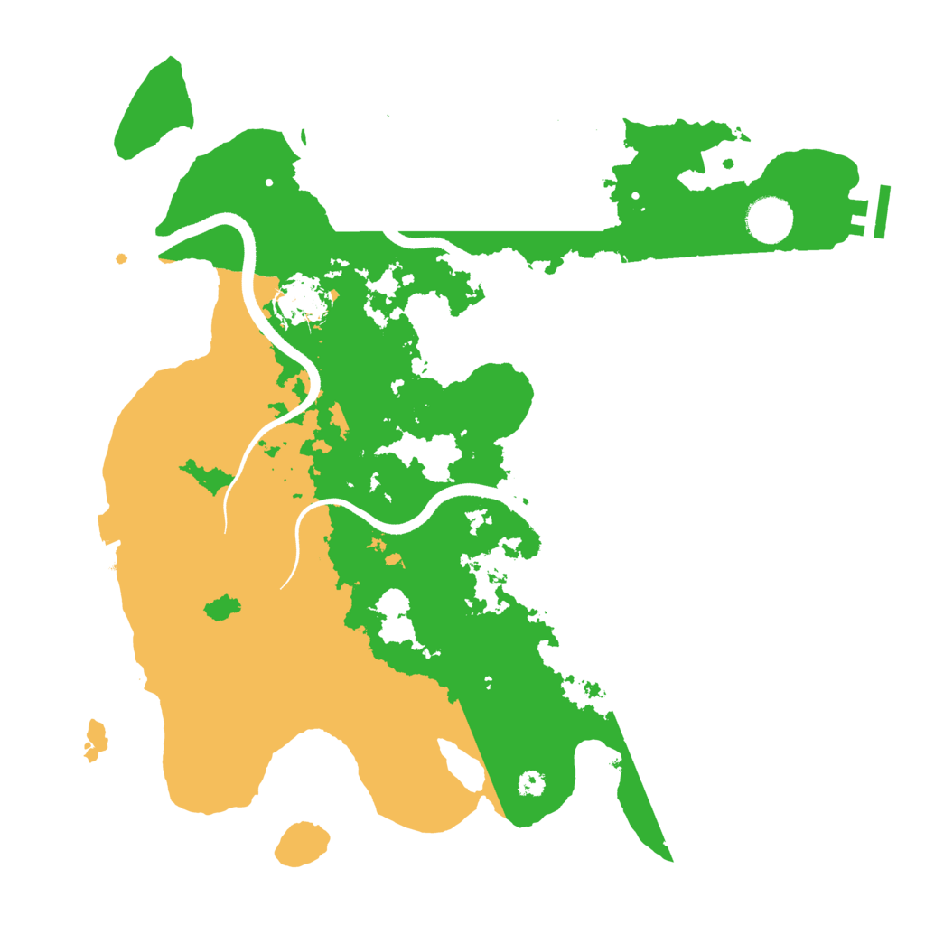 Biome Rust Map: Procedural Map, Size: 3500, Seed: 2239043