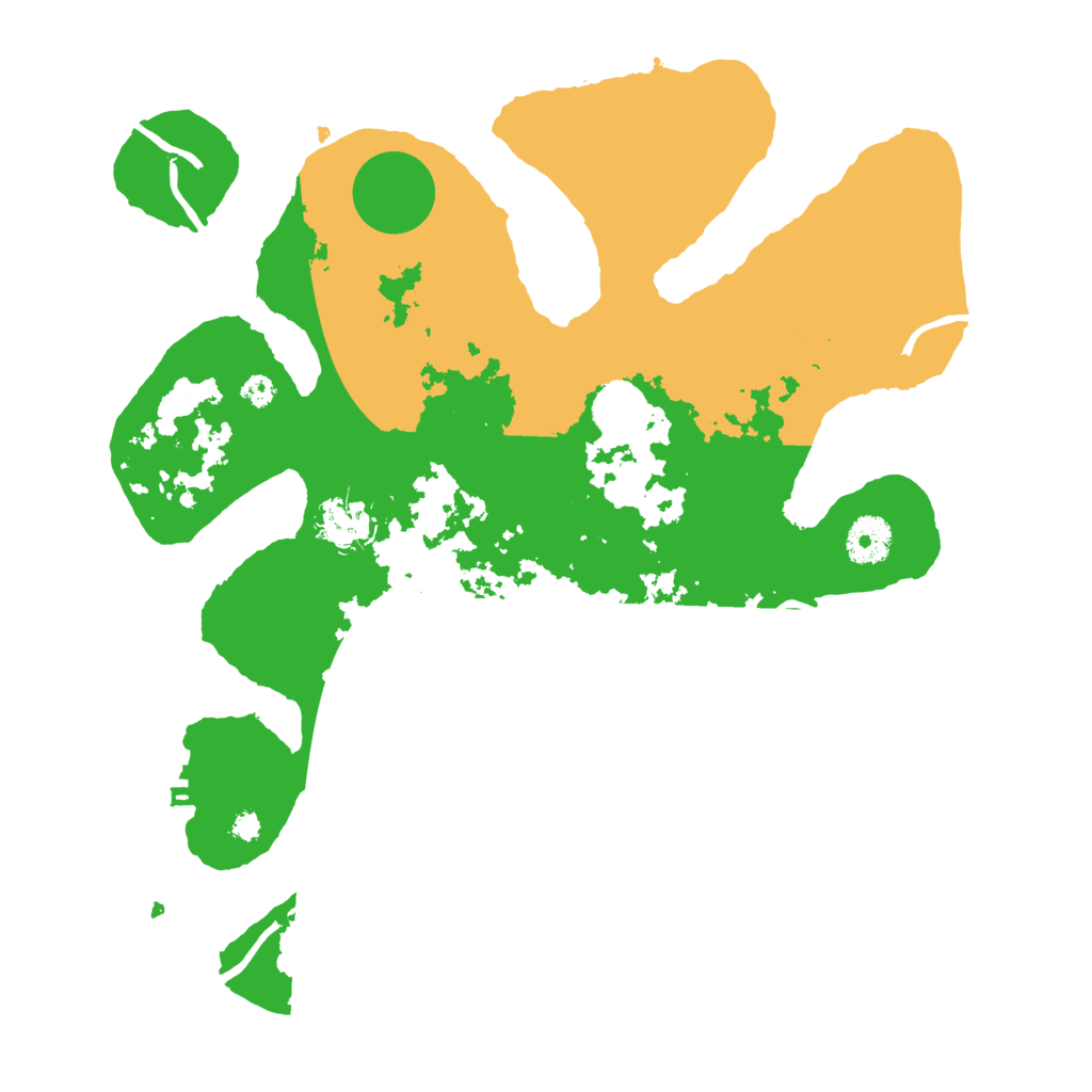 Biome Rust Map: Procedural Map, Size: 3500, Seed: 1882040