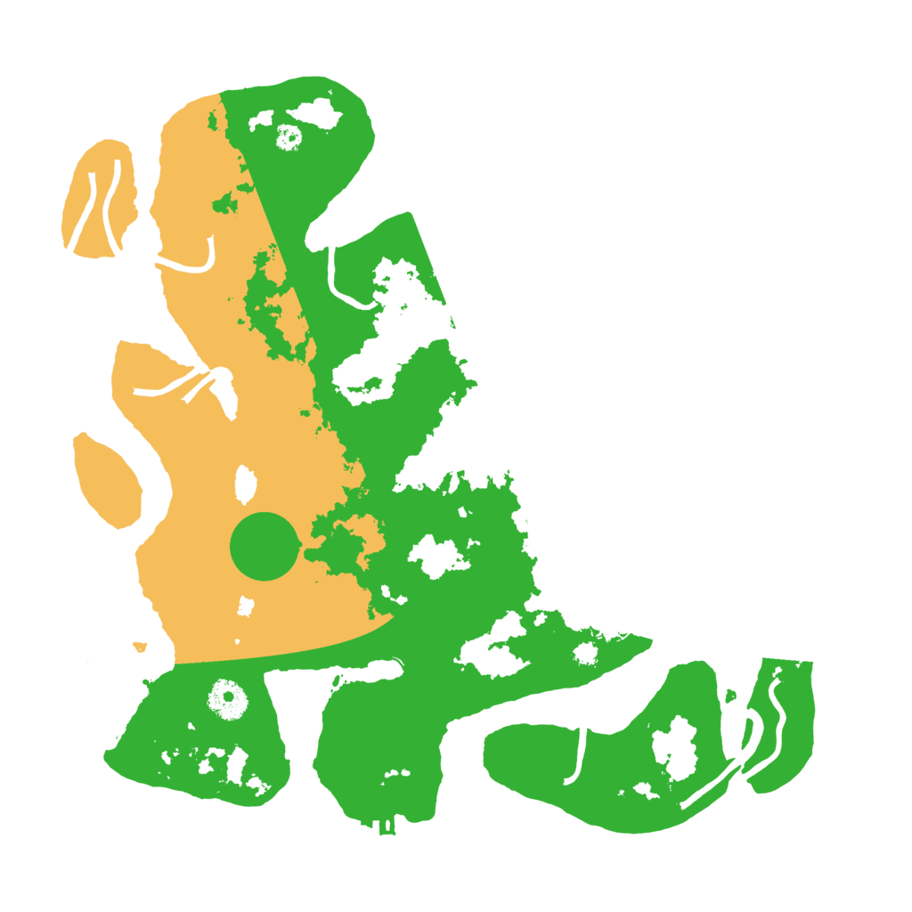 Biome Rust Map: Procedural Map, Size: 3500, Seed: 1390431