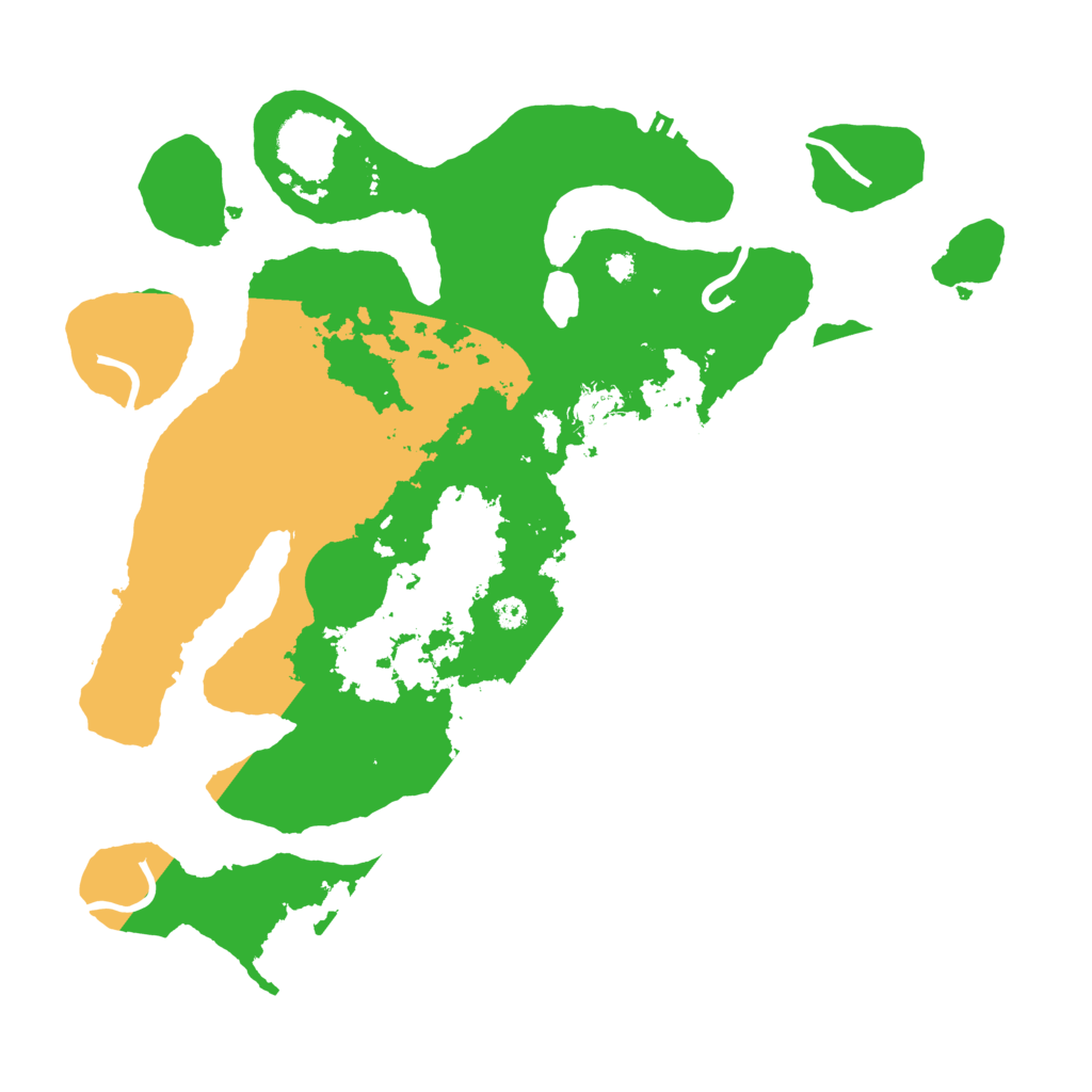 Biome Rust Map: Procedural Map, Size: 3500, Seed: 2747479