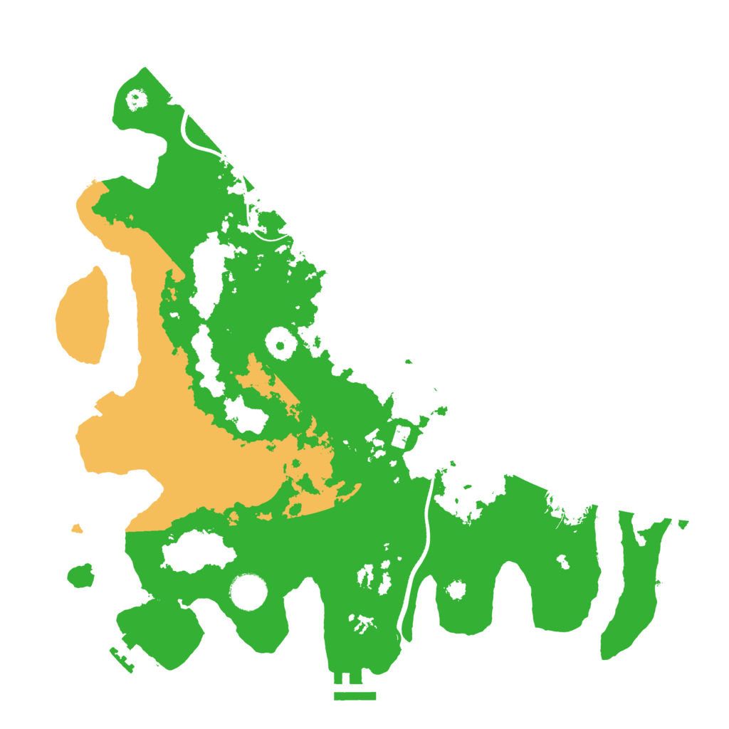 Biome Rust Map: Procedural Map, Size: 3500, Seed: 5560428