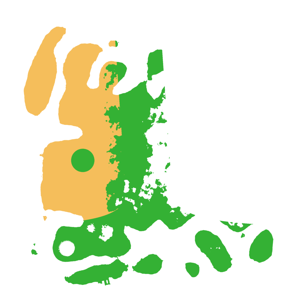 Biome Rust Map: Procedural Map, Size: 3500, Seed: 251