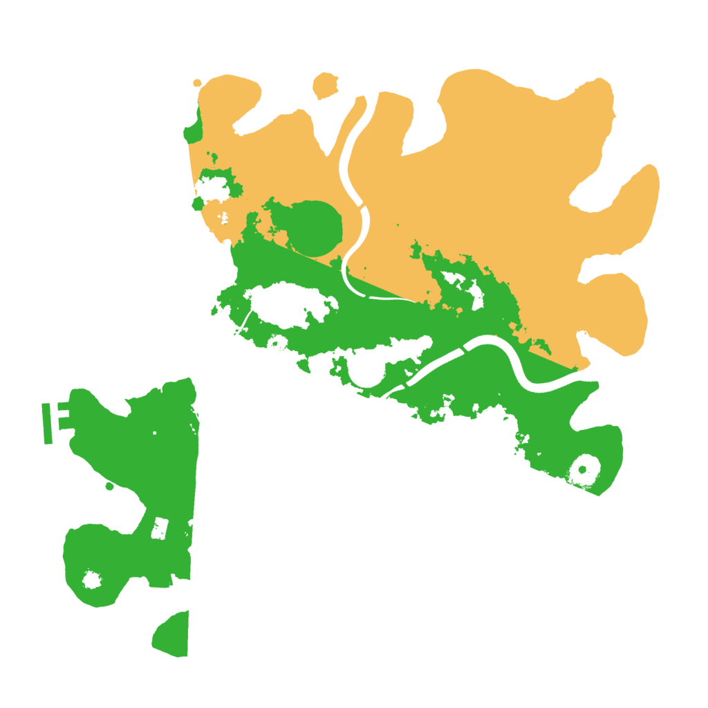 Biome Rust Map: Procedural Map, Size: 3500, Seed: 4866329