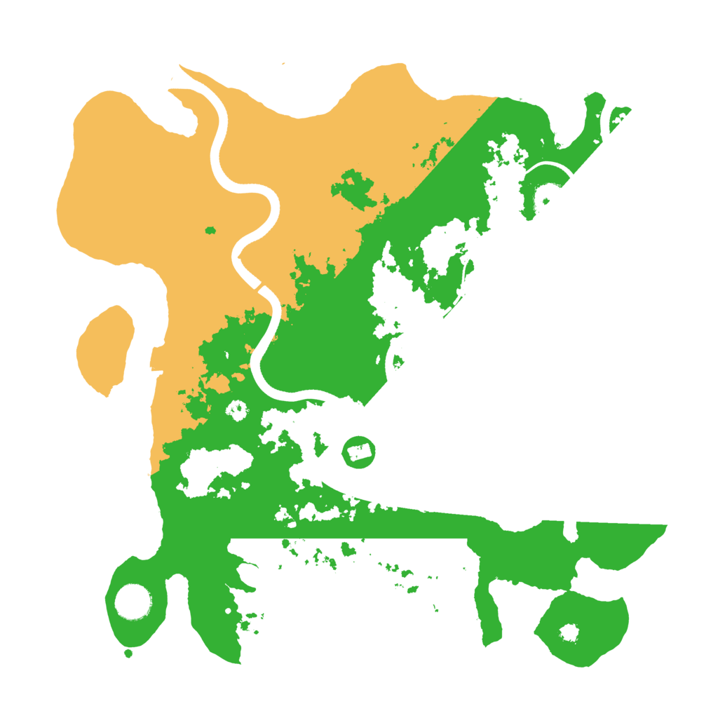 Biome Rust Map: Procedural Map, Size: 3500, Seed: 1628876