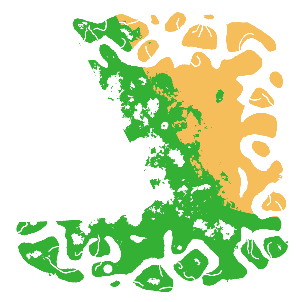 Biome Rust Map: Procedural Map, Size: 6000, Seed: 54545