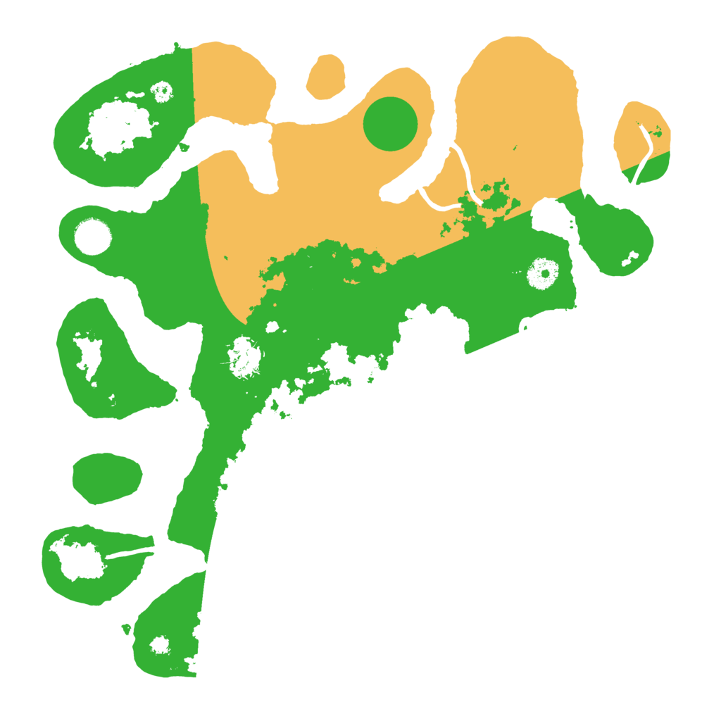 Biome Rust Map: Procedural Map, Size: 3500, Seed: 6208360