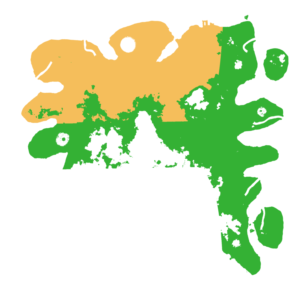 Biome Rust Map: Procedural Map, Size: 3500, Seed: 1844515