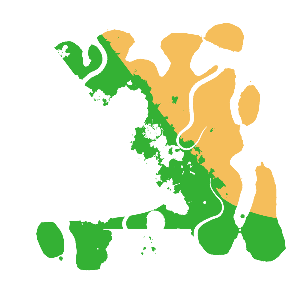 Biome Rust Map: Procedural Map, Size: 3000, Seed: 26286