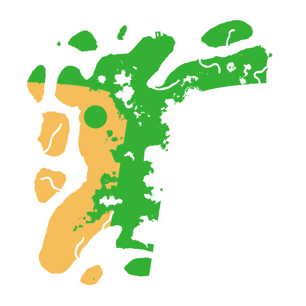 Biome Rust Map: Procedural Map, Size: 3500, Seed: 1646952