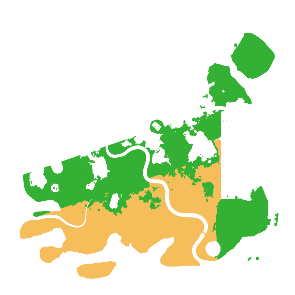 Biome Rust Map: Procedural Map, Size: 3500, Seed: 6268620